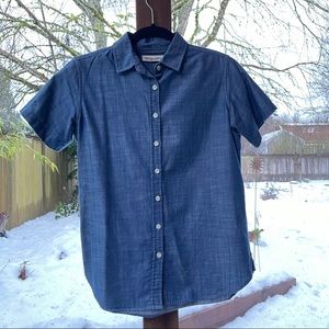 Tradlands Chambray Button Down Short Sleeve